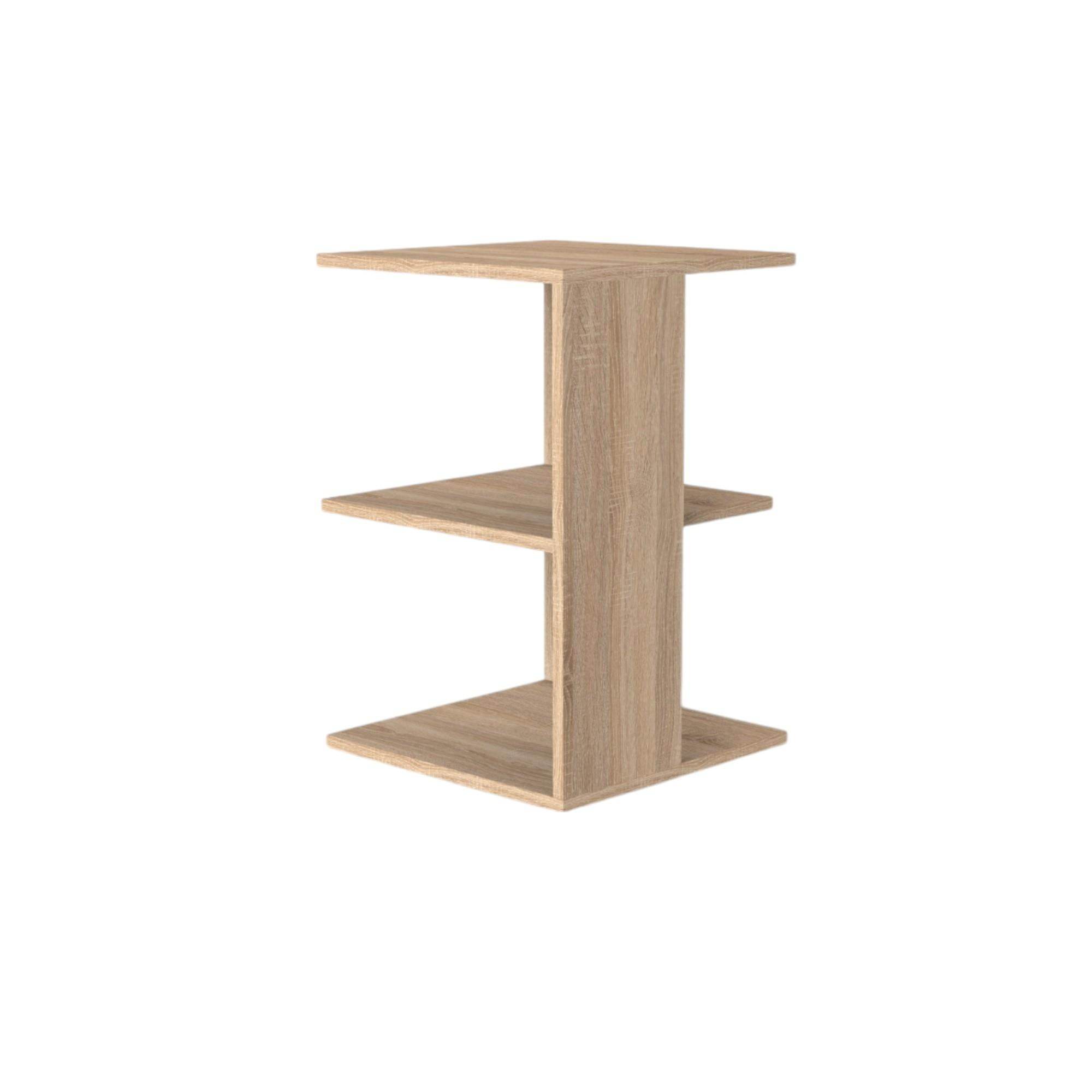 Urban Ahşap Yan Sehpa | 40x40x60 cm | Balfa Köşe Sehpa