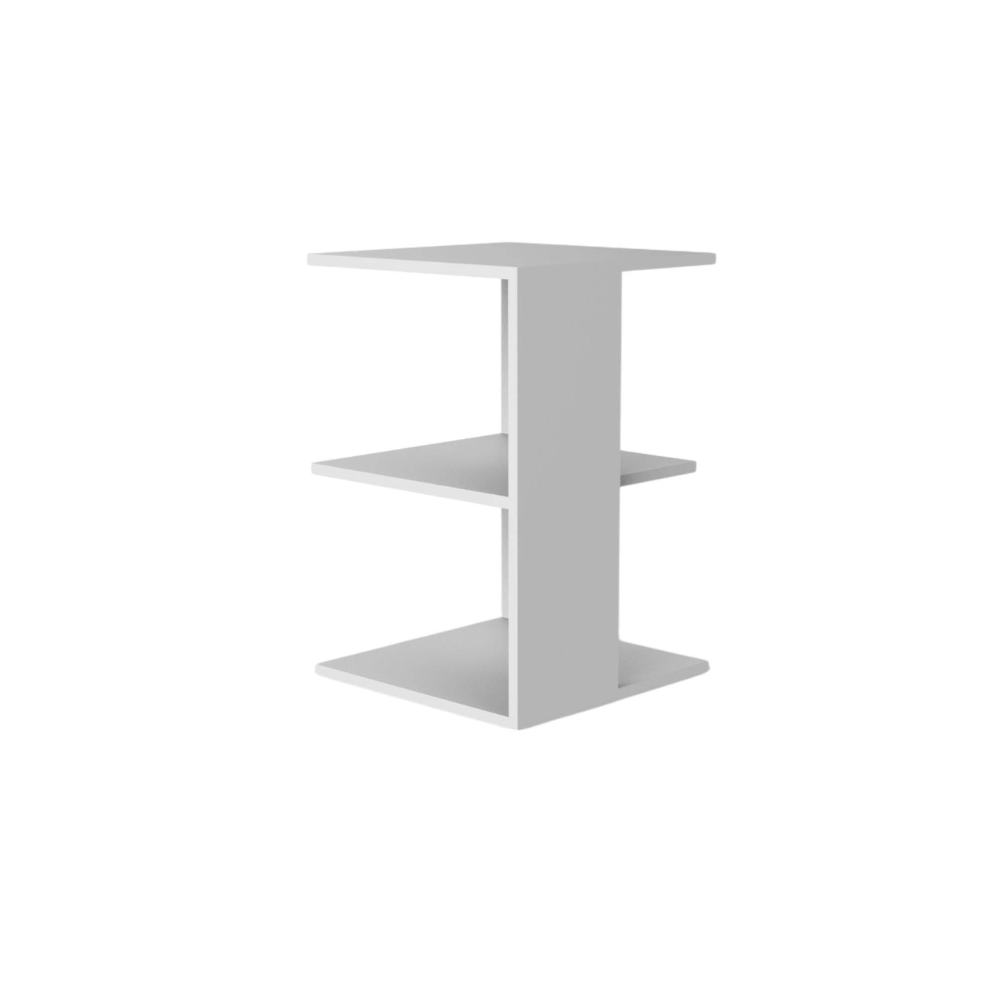 Urban Ahşap Yan Sehpa | 40x40x60 cm | Balfa Köşe Sehpa