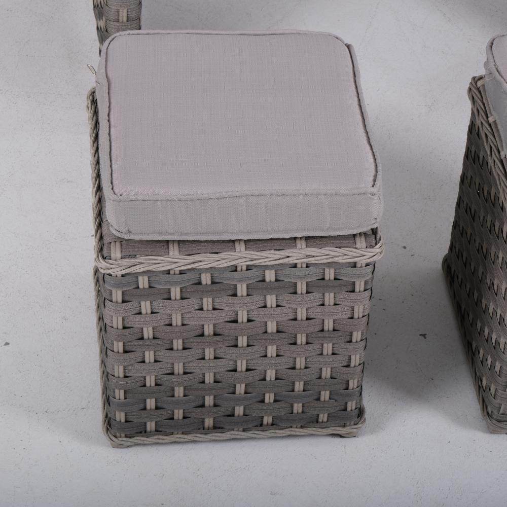 Velocity Üçlü Rattan Bahçe Oturma Grubu | Rehome