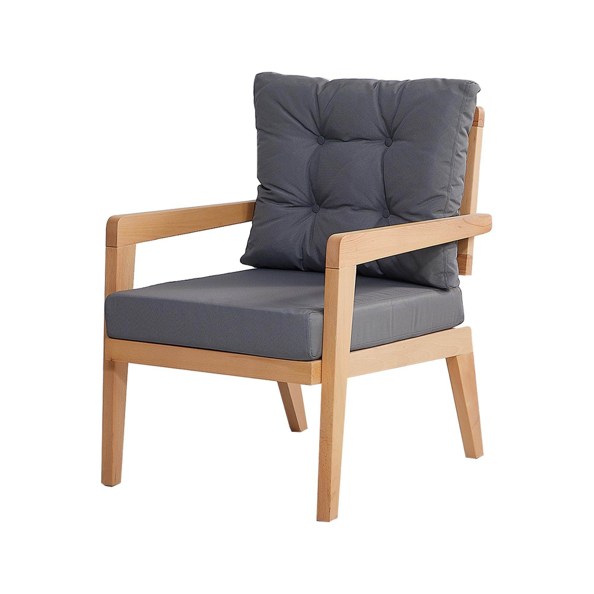 Vena Ahşap Tekli Bahçe Koltuğu | Balkon Koltuğu | Rehome