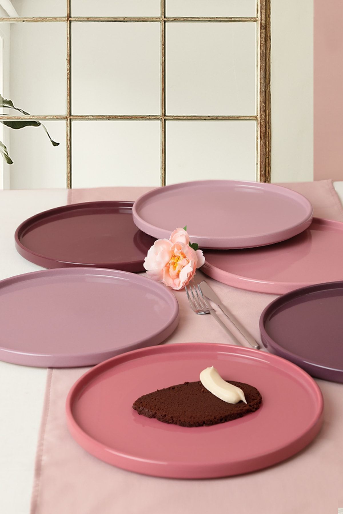 Vio Degrade Stackable Servis Tabağı 27 Cm 6 Adet 451/572