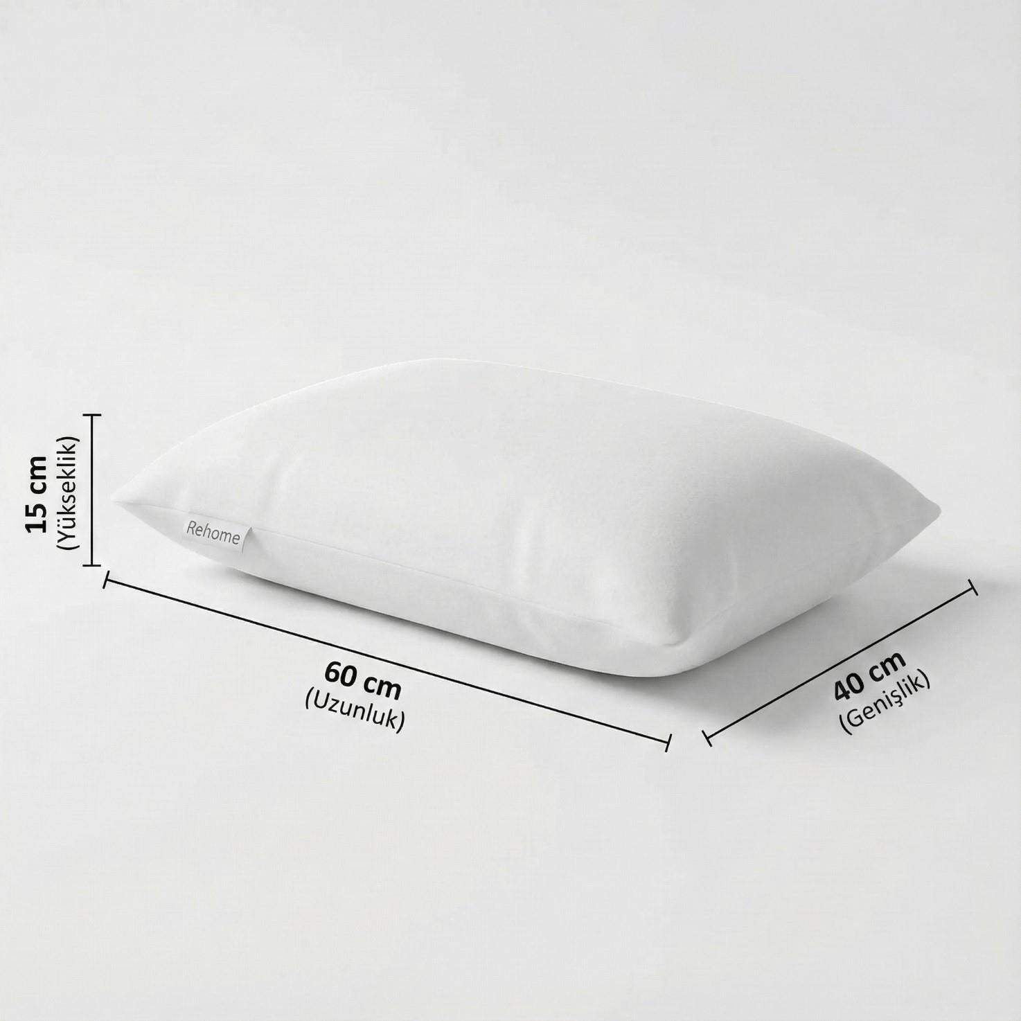Visco Relax Yastık | 40x60 Visco Yastık | Rehome Tombul Visco Yastık