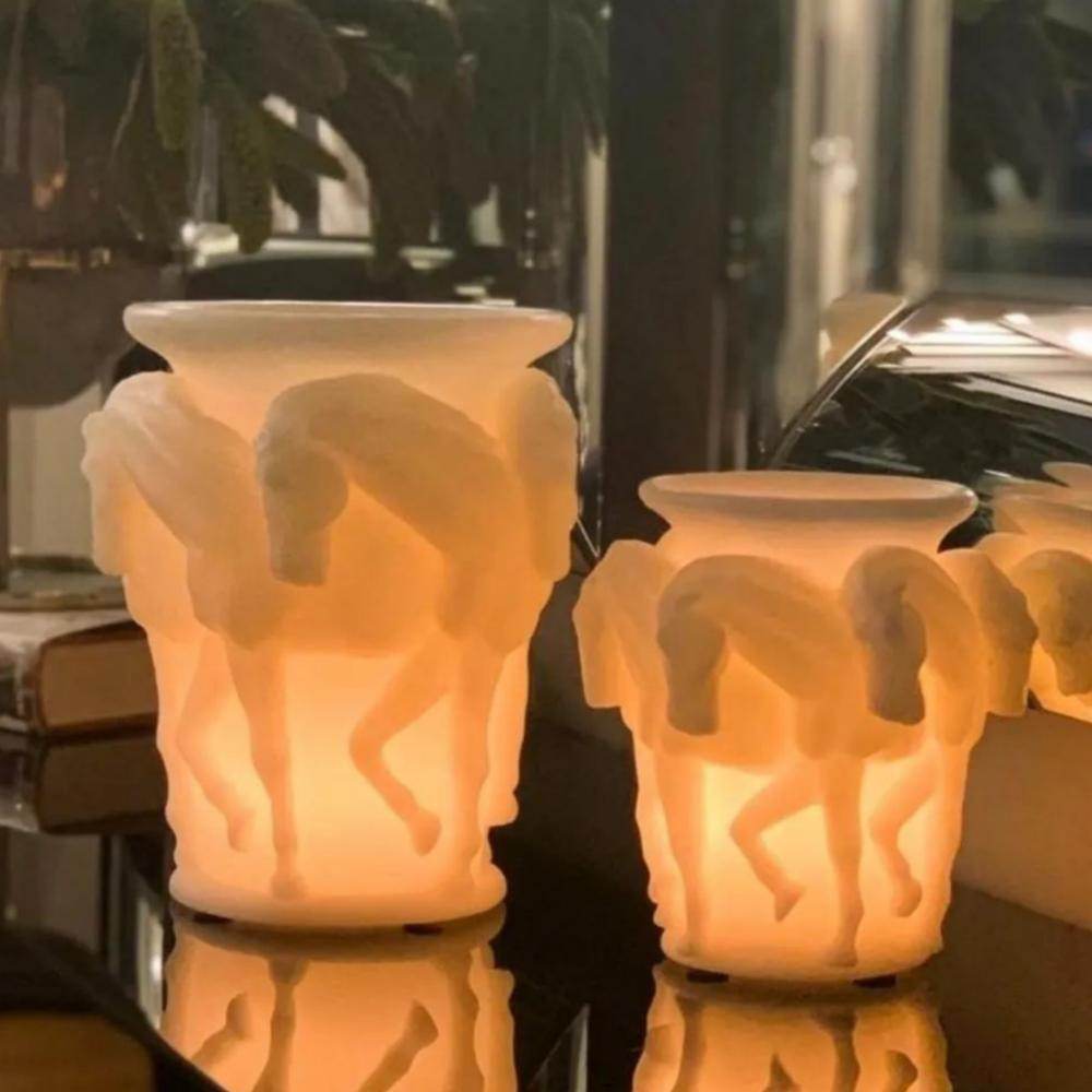 White Horse Doğal El Yapımı Dekoratif Mum