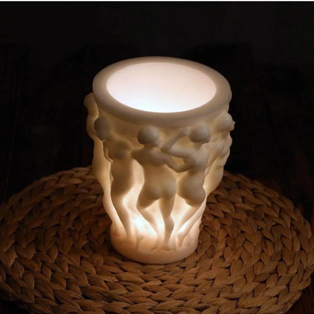 Woman Doğal El Yapımı Dekoratif Fener