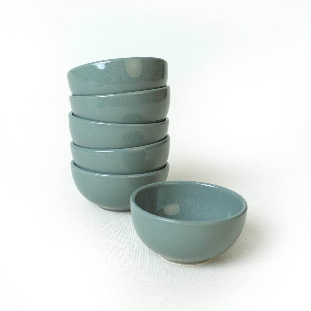 Yeşil Bulut Mini Çerezlik / Sosluk 8 Cm 6 Adet 326