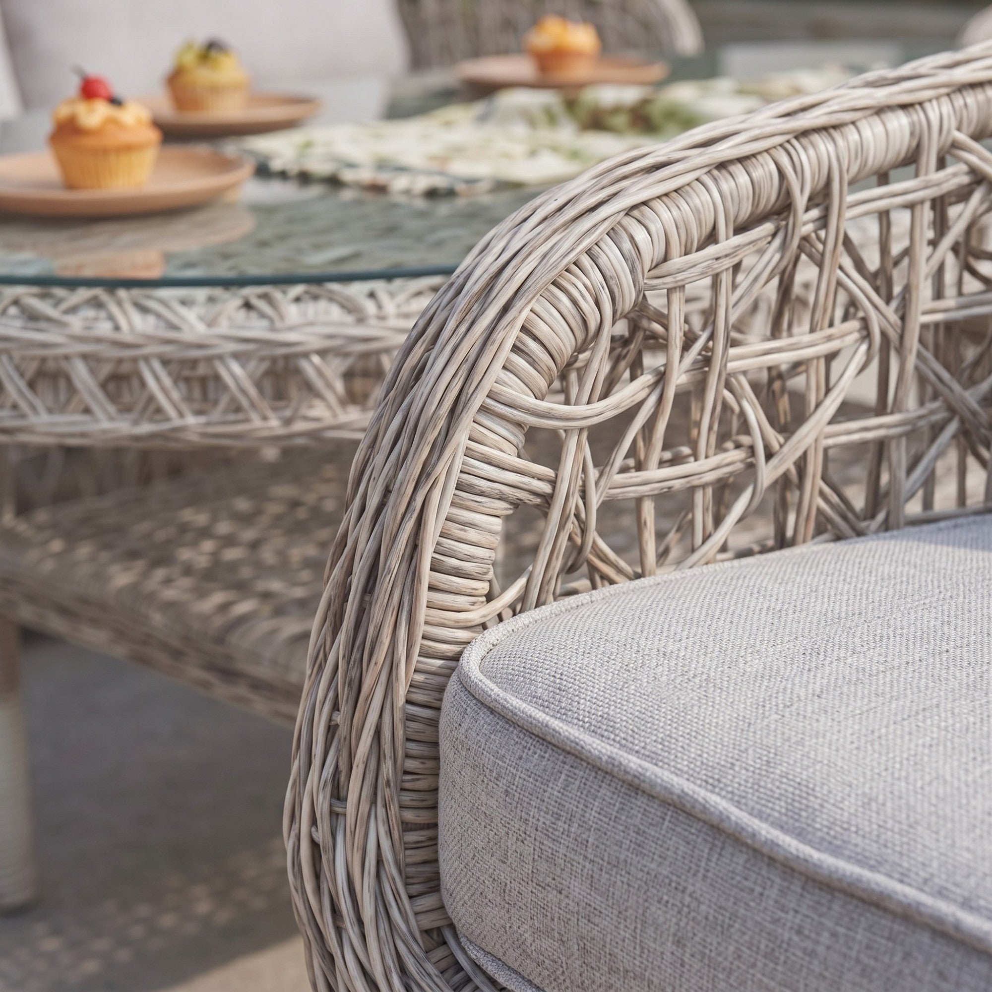 Zenda Rattan Bahçe Oturma Grubu 3+1+1 Sehpalı | Rehome