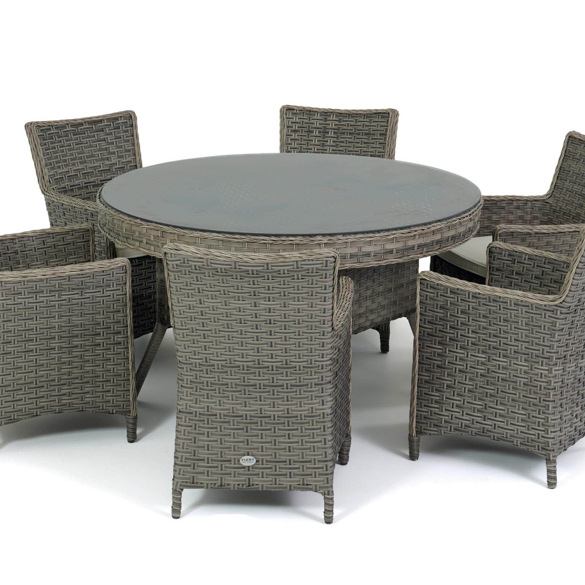 Zenit 140 Çap Rattan Bahçe Masa Takımı | Rehome