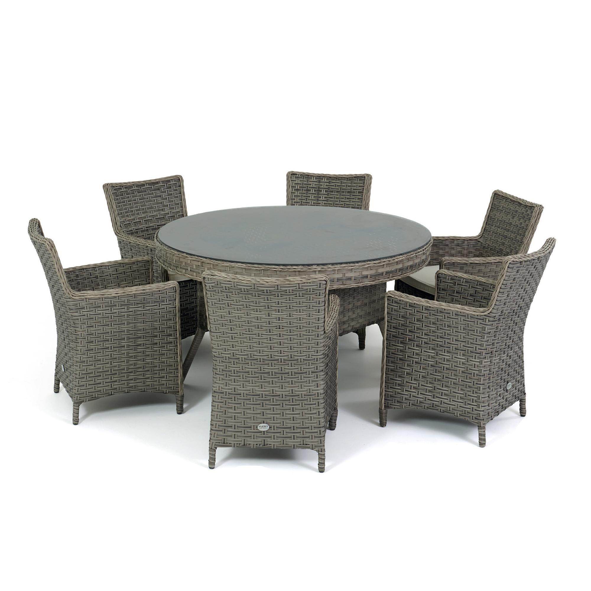 Zenit 140 Çap Rattan Bahçe Masa Takımı | Rehome