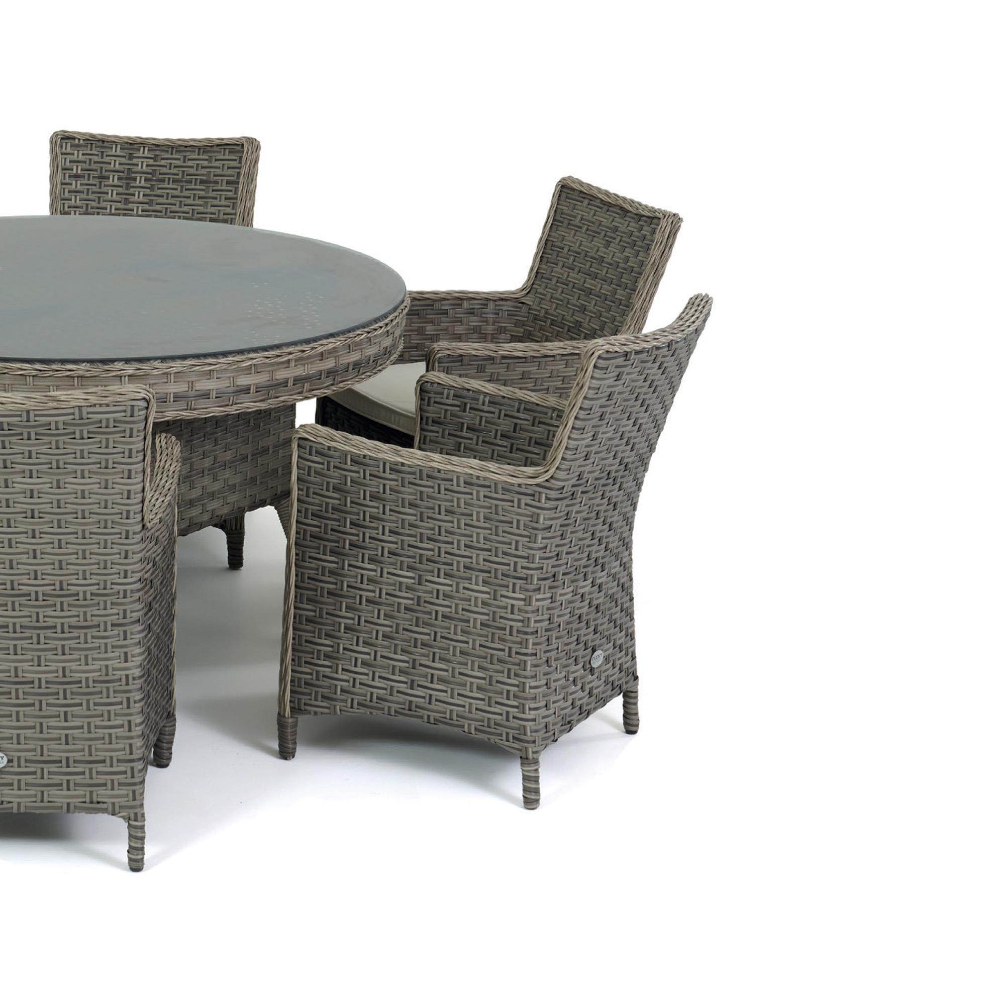 Zenit 140 Çap Rattan Bahçe Masa Takımı | Rehome